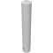 Barrier bollard | Steel tube  193 x 3.6 mm | stationary | for setting in concrete | hot-dip galvanized | total length: 1200 mm | with welded steel cap